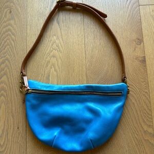 Clare V Grande Fanny in Cobalt Blue